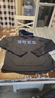 Nike Duke Blue Devils Dri-FIT Pullover Hoodie Size Medium